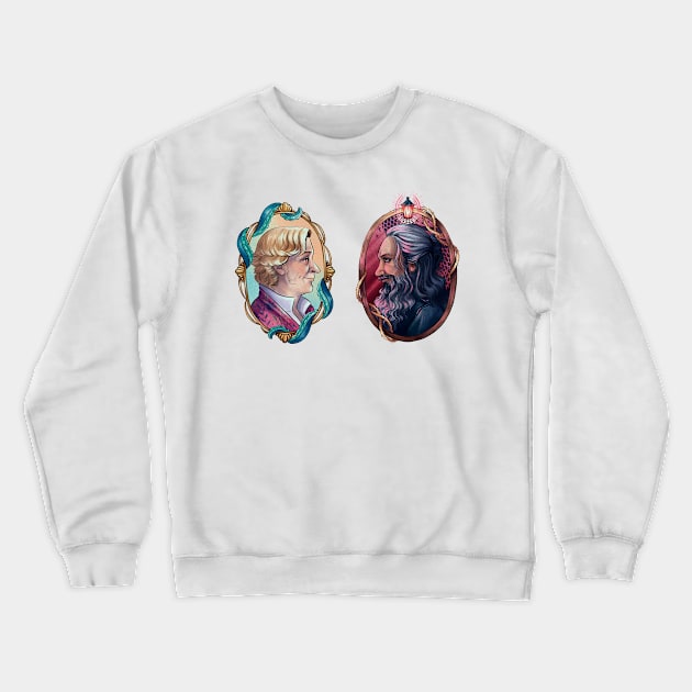 Side by Side Crewneck Sweatshirt by Molly11